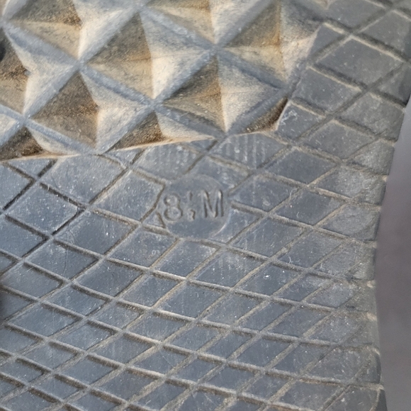 Aerosoles Women's 8.5 Black Leather Slip On Sandals Slides Wedges Comfort Shoes - Picture 8 of 8